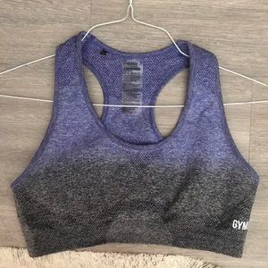 Gymshark Indigo Ombré seamless sports bra